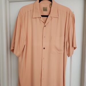 Jos. A. Bank Orange Casual Button Down Shirt